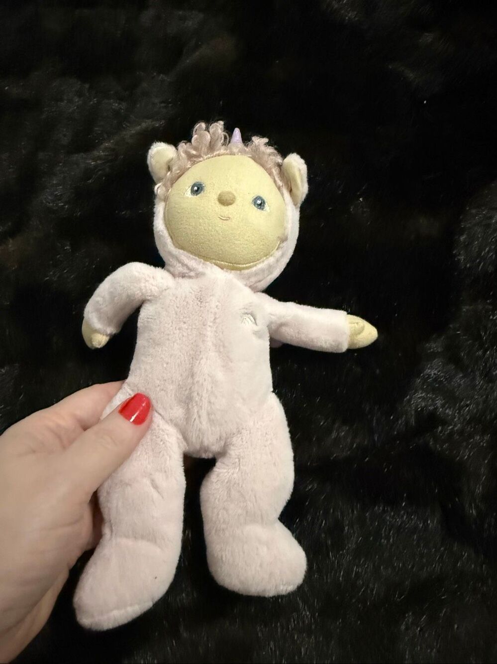 Olli Ella Dinky Dinkum  Unicorn Uli Soft Doll Plush Toy angel 8"